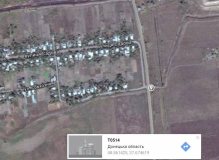 Billboard A in Slovyansk, 3x6  na viizdi z p.Seleznivka (napramok na Slov'ans'k, Artemivs'k) scheme