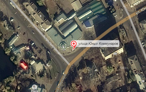 Citylight A in Slovyansk st. Bankivs'ka, 88 (TC "Globus", r-n SATU) scheme