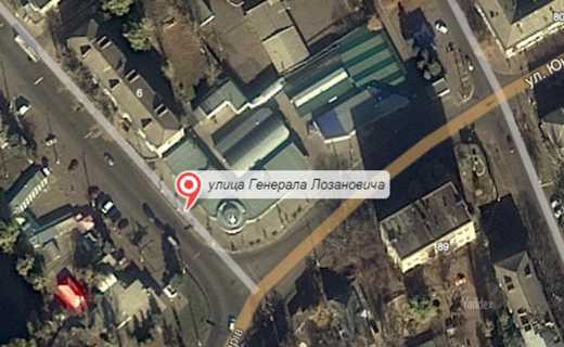 Citylight A in Slovyansk st. Bankivs'ka, 88 (TC "Globus", r-n SATU) scheme