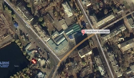 Citylight A in Slovyansk st. Bankivs'ka, 88 (TC "Globus", r-n SATU) scheme