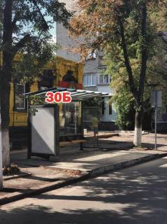 Citylight B in Slovyansk, 1,25х1,124  st. Universitets'ka, 53 (zupinka "DK Lenina") Photo 1