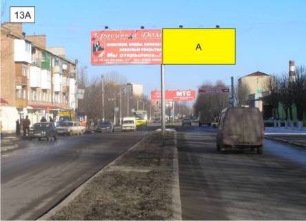 Billboard A in Podilsk (Kotovsk), 3x6  pr-kt Peremogi na razdilovij smuzi perpendikularno napramku ruhu, navproti gurtozitku Medicnogo ucilisa Photo 1