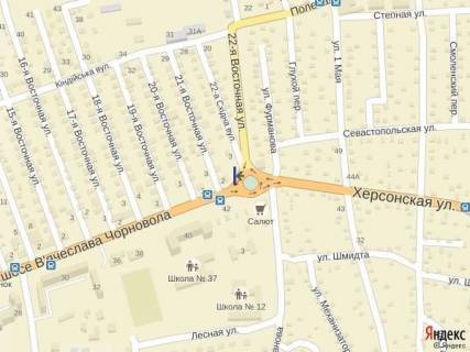 Billboard A in Antonivka, 3x6  Kindijskoe sosse (k-tr Salut) Niz scheme