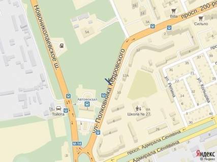 Billboard A in Kherson, 3x6  st.Budenogo (r-n avtovokzala) scheme