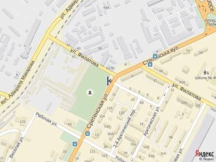 Billboard A in Kherson, 3x6  Ugol st.Sretenskaa(Rozy Luksemburg) i st.Filatova scheme