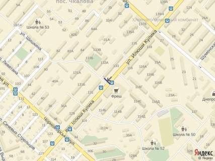 Backlight A in Kherson, 4x3  St.I.Kulika,133 scheme