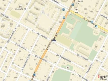 Billboard A in Kherson, 3x6  Ugol st.Rozy Luksemburg i st.Fritaun scheme