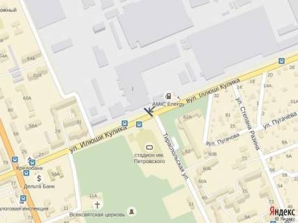 Backlight A in Kherson, 4x3  Ugol st.I.Kulika i st.Tiraspol'skaa scheme