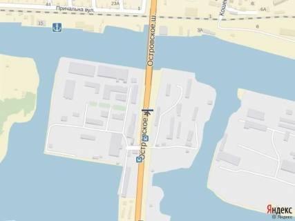 Billboard B in Kherson, 3x6  Ostrovskoe sosse scheme