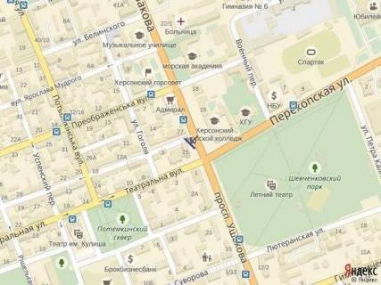 Backlight B in Kherson, 4x3  St. 9 Anvara (r-n doma Profsouzov) scheme