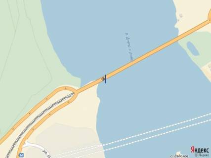 Citylight A in Zaporizhzhya, 1,2х1,8  most 1, s ostrova v centr goroda scheme