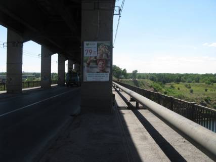 Billboard A in Zaporizhzhya, 1,2х1,8_2шт  Most 1, s goroda na o. Hortica Photo 1