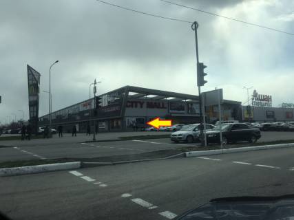 Facade Banners A in Zaporizhzhya, 3х6  5.3 Nabereznaa - st.Zaporozskaa, fasad Siti Molla Photo 1