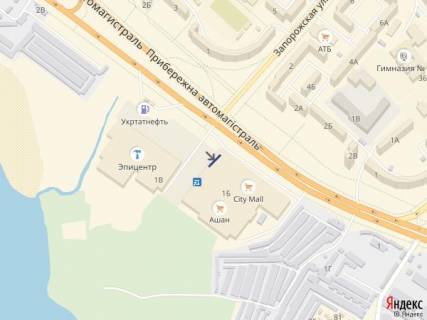 Facade Banners A in Zaporizhzhya, 3х6  5.3 Nabereznaa - st.Zaporozskaa, fasad Siti Molla scheme