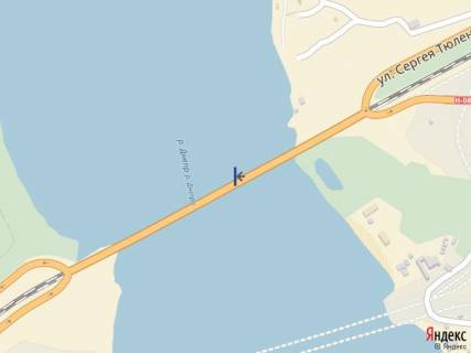 Billboard A in Zaporizhzhya, 1,2х1,8_1шт  Most 1, s goroda na o. Hortica scheme