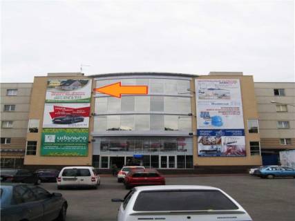 Facade Banners A in Zaporizhzhya, 5м/5м  15-3, TC Ukraina parkovka, av. Sobornyj, 147 Photo 1