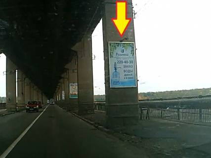 Billboard A in Zaporizhzhya, 1,2х1,8_2шт  Most 1, s goroda na o. Hortica Photo 1