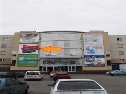 Facade Banners A in Zaporizhzhya, 5м/5м  15-2, TC Ukraina parkovka, av. Sobornyj , 147 Photo 1