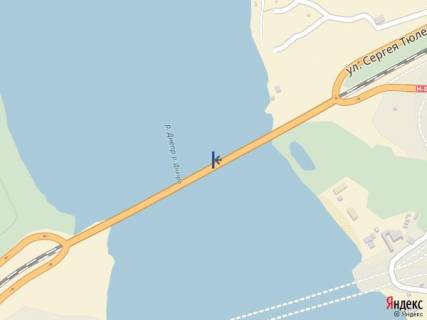 Billboard A in Zaporizhzhya, 1,2х1,8_2шт  Most 1, s goroda na o. Hortica scheme