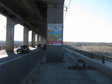 Billboard A in Zaporizhzhya, 1,2х1,8_2шт  Most 1, s goroda na o. Hortica Photo 1