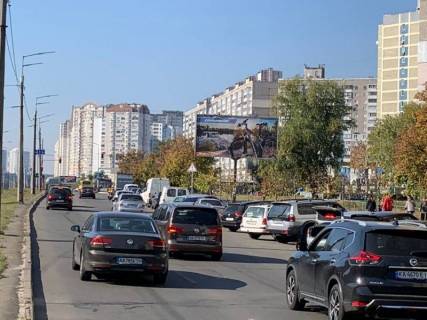 Billboard A in Kyiv st. A. Ahmatovoi, 6 (03-0951-01) v napramku Dpiav.nabereznoi Photo 1
