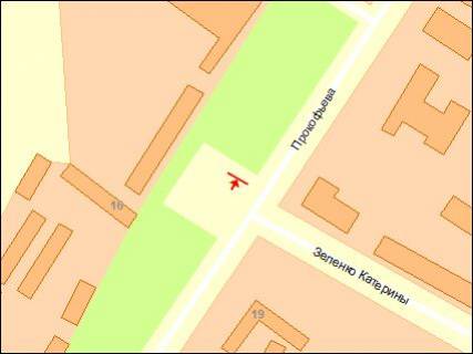 Billboard B in Sumi pr-t Svobodi                                                                                                   /st. Prokof'eva/ scheme