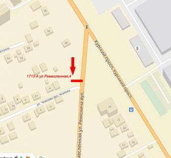 Billboard A in Sumi, 3х6  st.Remeslennaa,4 scheme