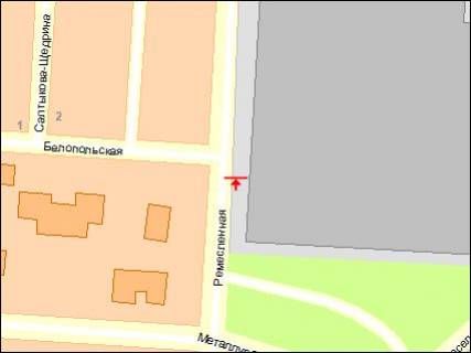 Billboard A in Sumi st. Remisnica scheme