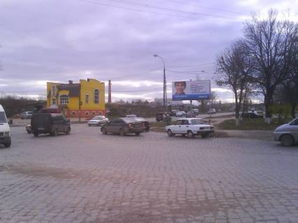 Billboard A in Kam'yanets-Podilsky, 3х6  perehresta st. Privokzal'na ta D.Galic'kogo Photo 2