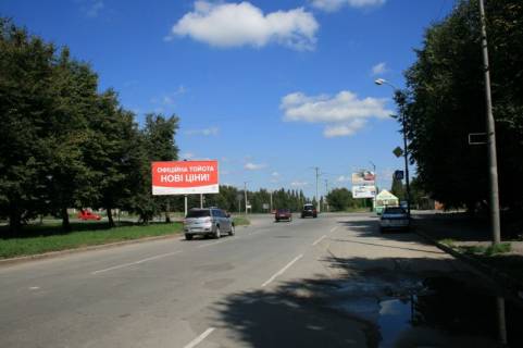 Billboard A in Kam'yanets-Podilsky, 3х6  perehresta av. Grusevs'kogo ta st. Pivnicna Photo 1