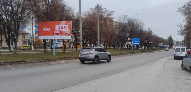 Billboard A in Kam'yanets-Podilsky, 3х6  perehresta av. Grusevs'kogo ta st.Draj-Hmari (za 50m vid st.Draj Hmari) Photo 1