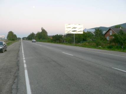 Billboard A in Strimba, 3x6  Trasa N-09 Mukacevo-L'viv, s.Strimba 1 km. pisla Nadvirnoi, avtozupinka, STO, Sinomontaz,  napramok ruhu na Aremce, Bukovel' Photo 1