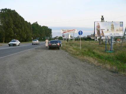 Billboard A in Cherniiv, 3x6  Konoval'ca (stella Ivano-Frankivs'k), viizd z mista v storonu m.Nadvirna (pisla mosta zprava) s.Cerniiv Photo 1