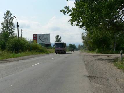 Billboard B in Nadvirna, 3x6  Trasa N-09 Mukacevo-L'viv,Sicins'kogo-Lomonosova (ob'izna doroga ), AZS Propan, napramok ruhu na Aremce, Bukovel' Photo 1