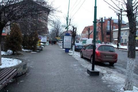 Citylight B in Nadvirna, 1,2x1,8  Grusevs'kogo, supermarket 555, mag.Delikat, napramok ruhu do Majdanu Sevcenka Photo 1