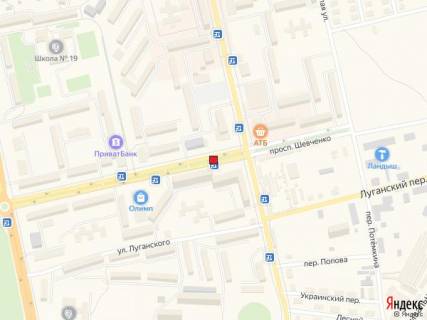 Cityscroll B in Dobropillya, 1.2x1.8  av. Sevcenko, 2 scheme