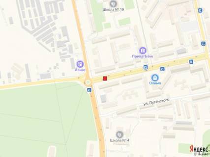 Cityscroll A in Dobropillya, 1.2x1.8  av. Sevcenko, 14 scheme