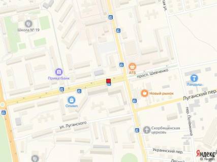 Cityscroll B in Dobropillya, 1.2x1.8  av. Sevcenko, 2 scheme