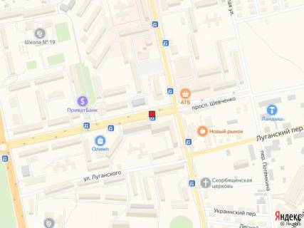 Cityscroll B in Dobropillya, 1.2x1.8  av. Sevcenko, 2 scheme