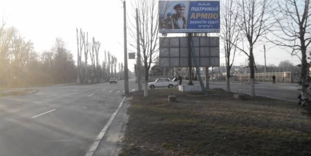 Billboard B in Kremenchuk, 3х6  st. Kievskaa r-n perekrestka s proezdom Aroslavskim (v centr) Photo 1