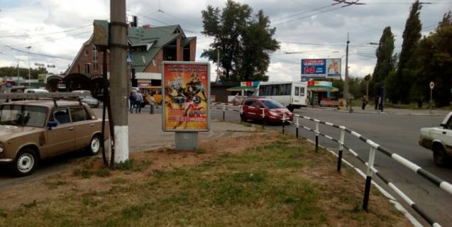 Citylight B in Kremenchuk, 1,2х1,8  st. Pervomajskaa, vozle d. No 63/16 vozle ZD vokzala v storonu amstora Photo 1