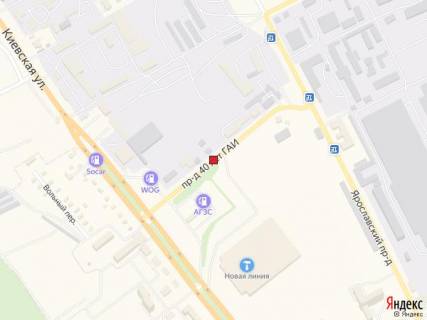 Billboard A in Kremenchuk, 3x6  st. 40 let GAI scheme