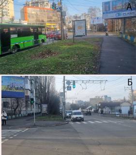 Billboard B in Cherkasy m. Cerkasi, rajon Mitnica, st. Priportova / st. Volkova Photo 1