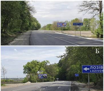Billboard B in Kropyvnytskyi (Kirovograd), 3х6  Trassa P10, s. Budyse, povorot na s. Lozivok Photo 1