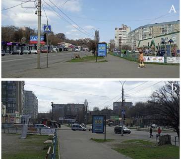 Citylight A in Cherkasy, 1,2х1,8  g. Cerkassy st. Gagarina 77 rajon TRC "Grand Market"   "Mytnica" Photo 1