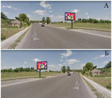 Billboard B in Cherkasy g. Cerkassy st. Gagarina , r-n Mytnica, beklajt(3*4m) Photo 1