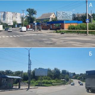 Billboard B in Korsun-Shevchenkivskyi m. Korsun', st. Aroslava Mudrogo, bila magazinu "Delikat" Photo 2