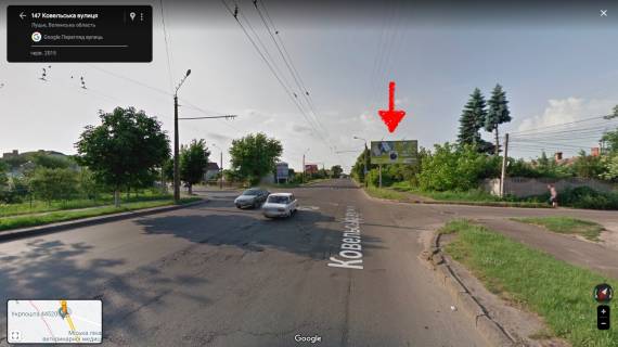 Billboard A in Lutsk, 3х6  st. Kovel's'ka, 147  -  st. Cernisevs'kogo. Photo 1