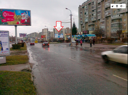 Billboard A in Lutsk, 3х6  av.Sobornosti ,14a (mag.Troanda) Photo 1