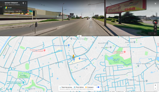 Scrolller, Scroll A in Lutsk, 3.1х2.3  pr-t. Sobornosti - Mist bila TC "PORT SITI"g\p TAM-TAM.        (SKROL) - 377734 scheme